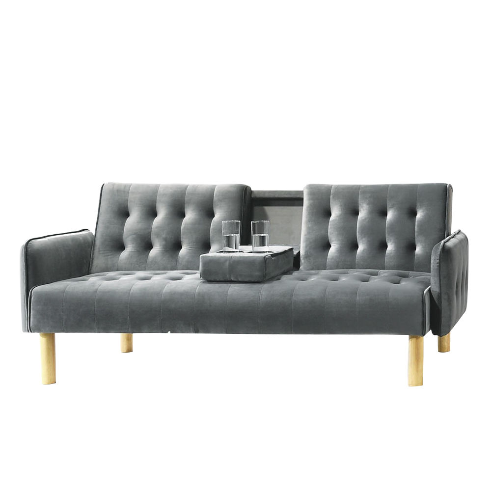Sasha 3 Seater Sofa Bed With Cup Holder