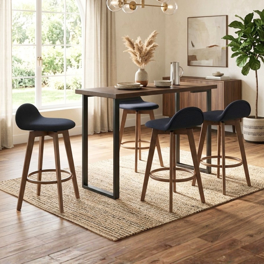 ZOUK 26-1 ZOUK Full Solid Wood Bar Set-Walnut - Image 1