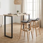 ZOUK Full Solid Wood Bar Set-Natural - Image 2