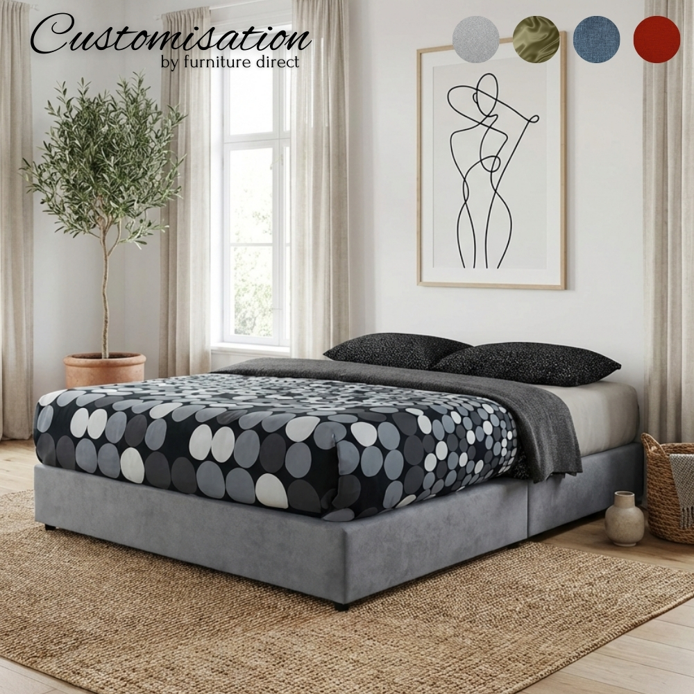 Custom Made- BETHAN BASE BED CUSTOM MADE-BETHAN 8" Divan Bed Base-4 Sizes - Image 1