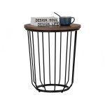 FLUX Round Side Table-Cocoa - Image 2