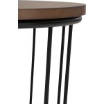 FLUX Round Side Table-Cocoa - Image 5
