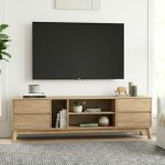 HIRANO 6 Feet TV Cabinet-Oak