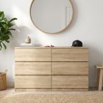 AISHA 6 Drawer Chest-Oak