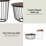 FLUX Round Side Table-Cocoa - Image 7