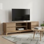 HIRANO 6 Feet TV Cabinet-Oak