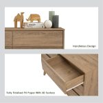 HIRANO 6 Drawers Chest Sideboard-Oak - Image 8