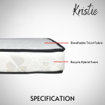 KRISTIE 5" Foam Mattress-2 Sizes - Image 6
