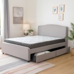 SERENA Queen Size Drawer Storage Bed Frame-Grey - Image 2