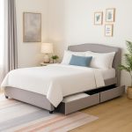 SERENA Queen Size Drawer Storage Bed Frame-Grey