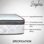POLARÉ SOPHIE 10" Posture Spring Mattress-2 Sizes - Image 7