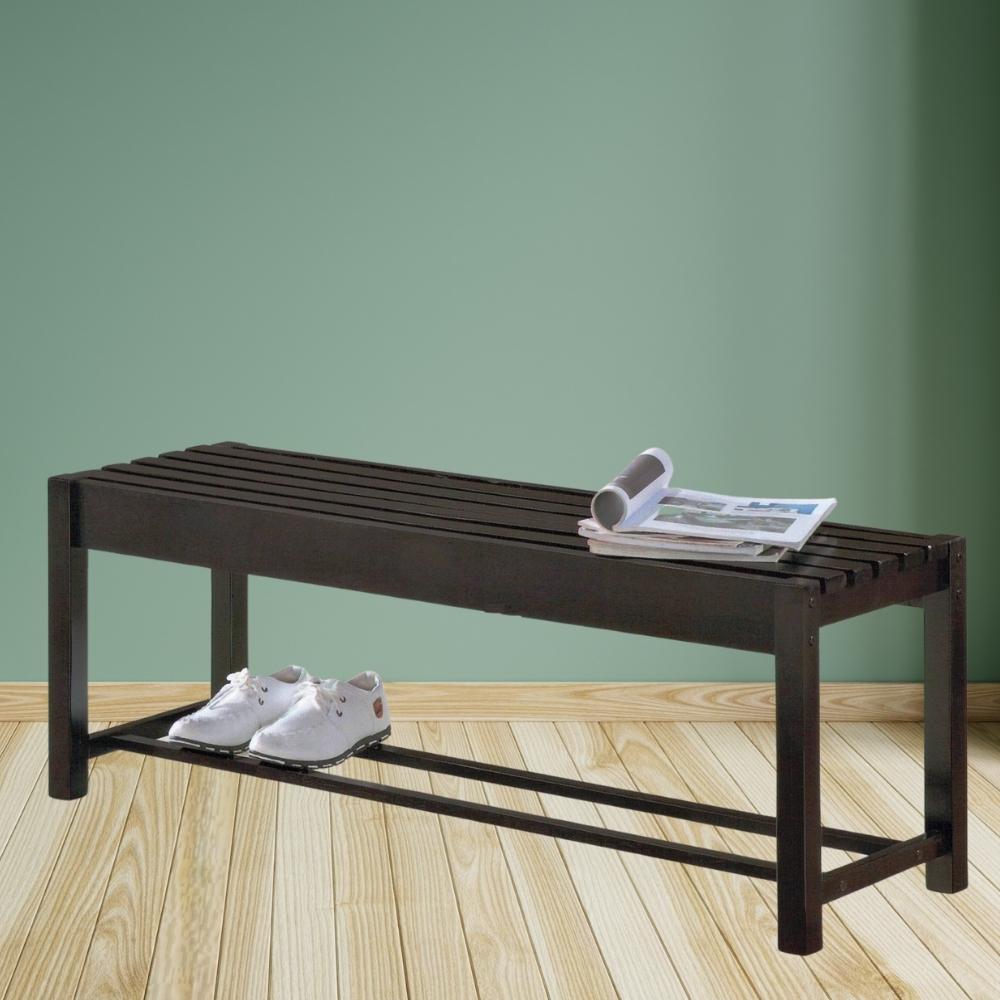 BENNY 4 Feet Storage Bench Cappucino FurnitureDirect .my