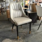 [Last 2 Units] DC 2210 PU Leather Dining Chair-Grey - Image 3