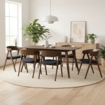 CARTER 6 Seater Dining Set-Navy - Image 2