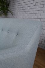 SPORTAGE 2 Seater Fabric Sofa-Blue - Image 3