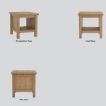 RHODES Side Table-Oak - Image 7