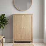 RHODES 2 Door Multi Function Storage Cabinet-Oak