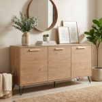 SIMON 3 Door Sideboard-Oak - Image 2