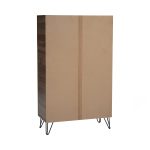 SIMON 2 Door Shoe Cabinet-Walnut - Image 4