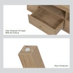 RHODES 180cm 3 Drawers TV Cabinet-Oak - Image 7