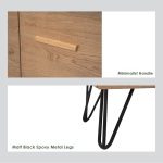 SIMON 2 Door Shoe Cabinet-Oak - Image 8