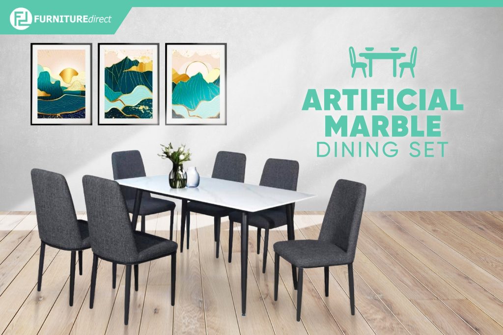 Top 5 Artificial Marble Dinning Set you may like