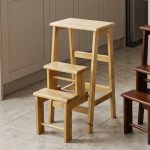 N-Step V2 Full Solid Rubberwood Step Chair-3 Colors - Image 5
