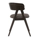 CARTER Wooden Arm Dining Chair-Chestnut - Image 7