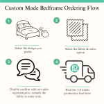 [Custom Made] BERLIN Divan Bed Frame-2 Sizes - Image 4