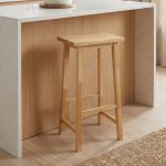 CALIS 29" Full Solid Wood Stool-Natural - Image 2