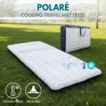 POLARE NanoCool Travel Mattress Topper-Single
