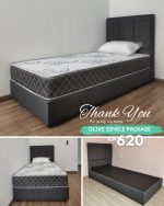 [Package] OLIVE Single Divan Bed With 8" Foam Mattress - Image 11