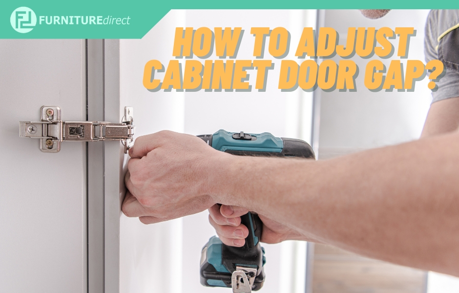 How to adjust cabinet or wardrobe door gap?