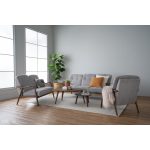 VINCI Wooden Triangle Nesting Coffee Table-Cocoa - Image 8