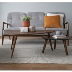 VINCI Wooden Triangle Nesting Coffee Table-Cocoa - Image 3