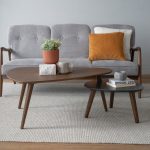 VINCI Wooden Triangle Nesting Coffee Table-Cocoa - Image 2