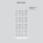 HAVIR 8 Compartment File Cabinet-Sonoma Dark - Image 6