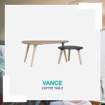 VINCI Wooden Triangle Nesting Coffee Table-Cocoa - Image 9