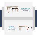 VINCI Wooden Triangle Nesting Coffee Table-Cocoa - Image 17