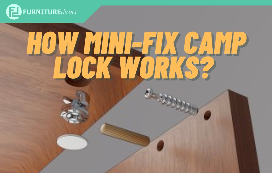How Furniture Mini-fix Camp Lock Works?