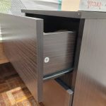 VESTA 2 Drawers Bedside Table-Dark Brown photo review