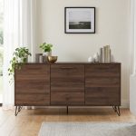 SIMON 3 Door Sideboard-Walnut