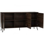 SIMON 3 Door Sideboard-Walnut - Image 4