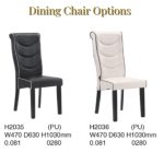 DARCIE Artificial Travertine 8 Seater Round Dining Set - Image 6