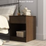 CALISTA 1 Drawer Bedside Table-4 Colors - Image 7