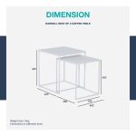DANIEL Nesting Table-White - Image 8