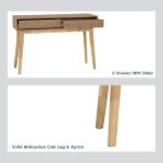 HIRANO 120cm Study Desk-Oak - Image 7