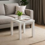 LUX 45x45CM Side Table-White