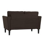 GHIBLI 2 Seater Fabric Sofa-Brown - Image 7