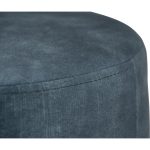 AURA D375MM Arctus Fabric Round Stool Pouf-Blue - Image 6
